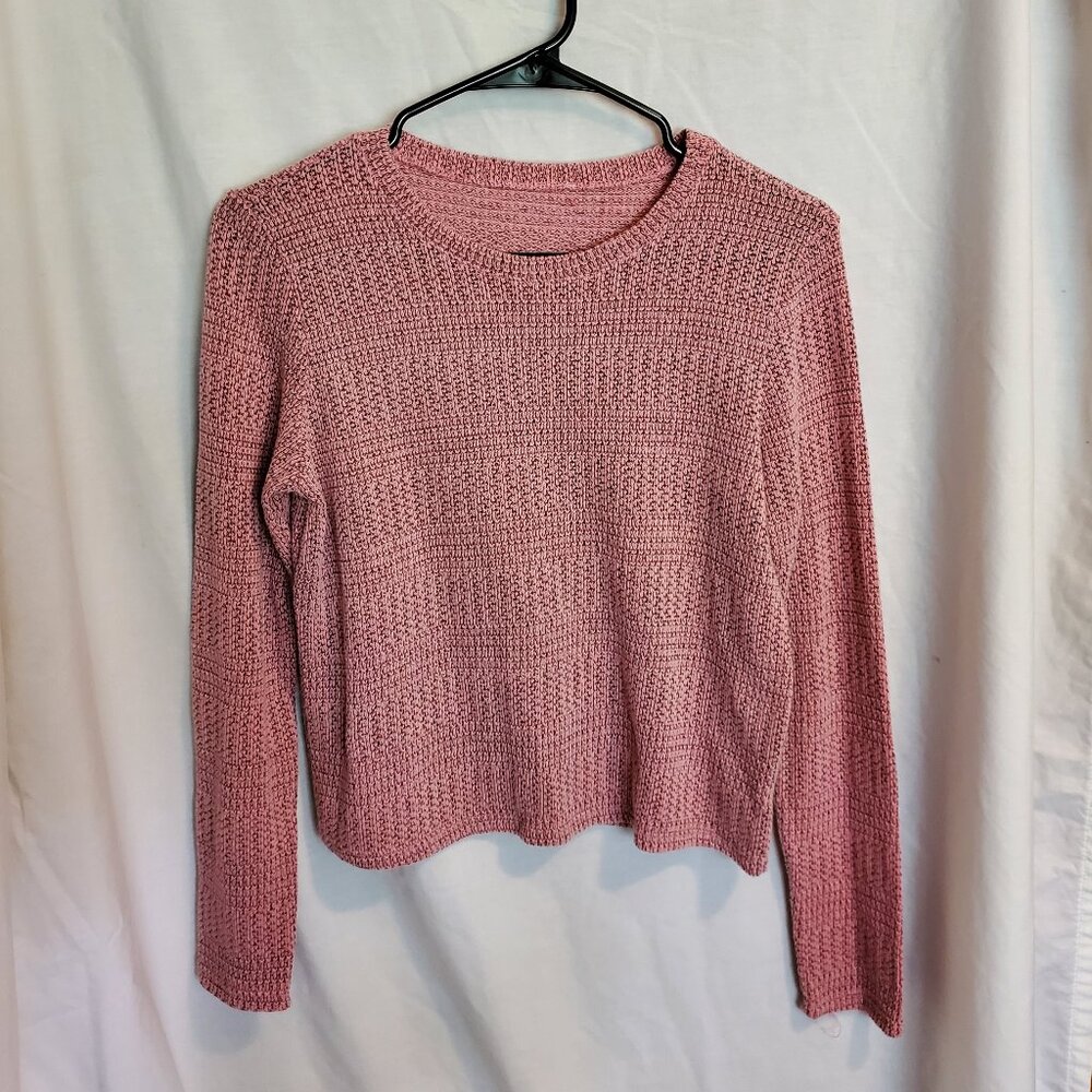 Women's Waist length Dusty Rose Sweater